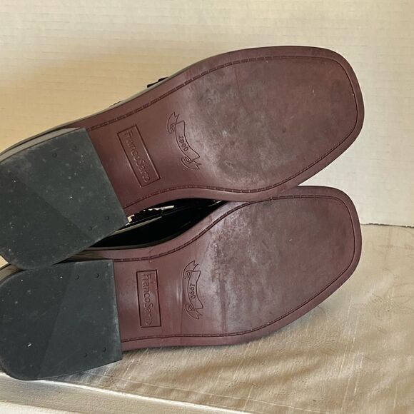 Franco Sarto Gloria Black Patent Leather Loafer Womens Sz 7.5 M - Picture 4 of 7